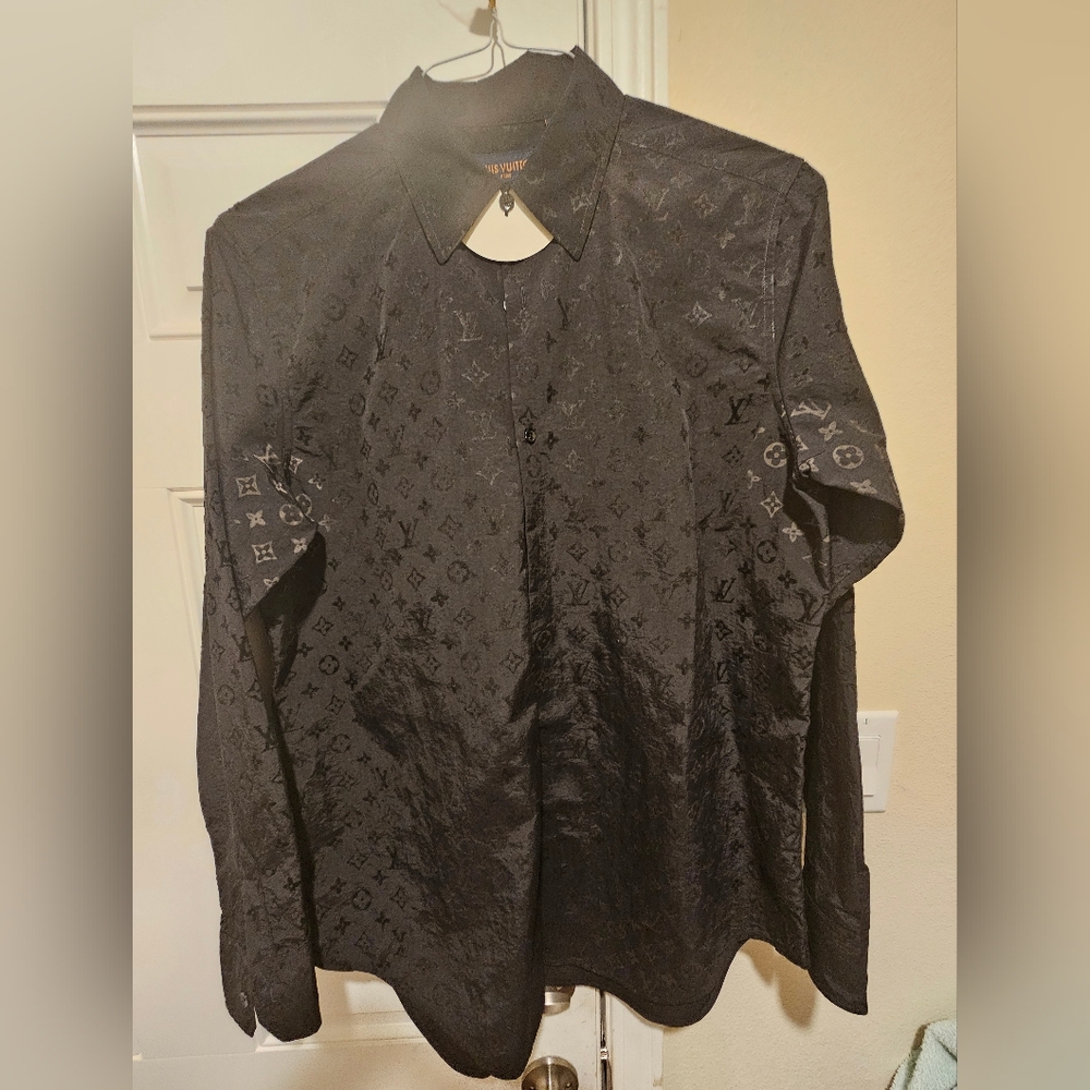 Louis Vuitton Monogram Dress Shirt Formal